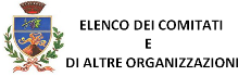 Elenco Comitati-Organizzazioni